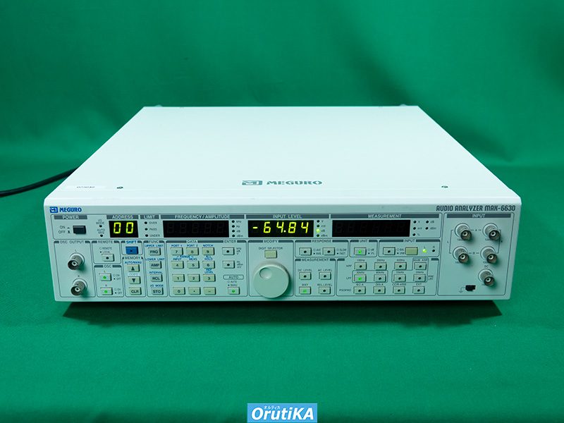 オーディオアナライザ MAK6630 計測技研(目黒電波)