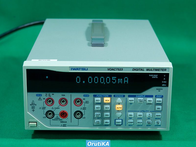 2CH入力 デジタルマルチメータ VOAC7523 岩通 Iwatsu
