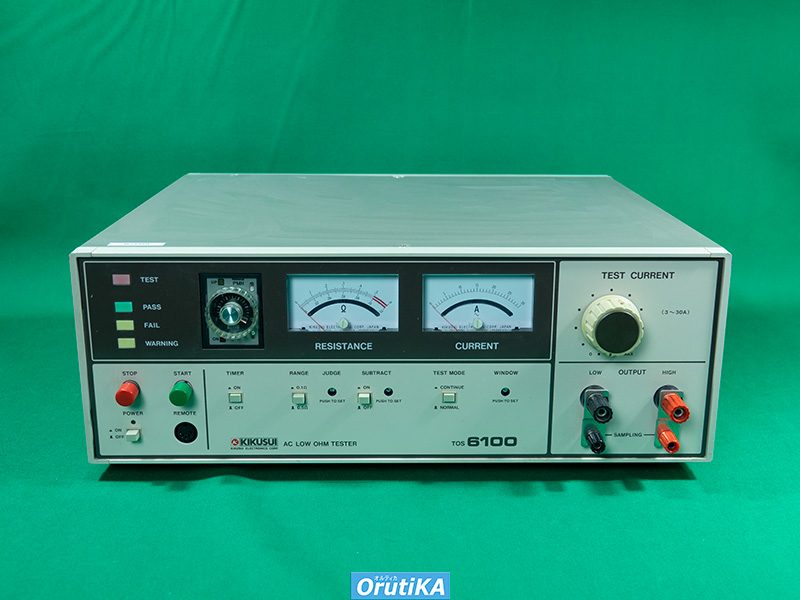 AC低抵抗試験器 TOS6100 菊水電子工業　Kikusui