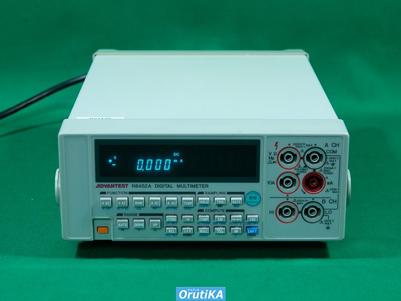 デュアルディスプレイ デジタルマルチメータ R6452A アドバンテスト/ADC Advantest