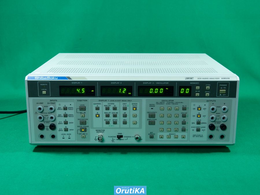 2CHオーディオアナライザ AM50B シバソク　Shibasoku