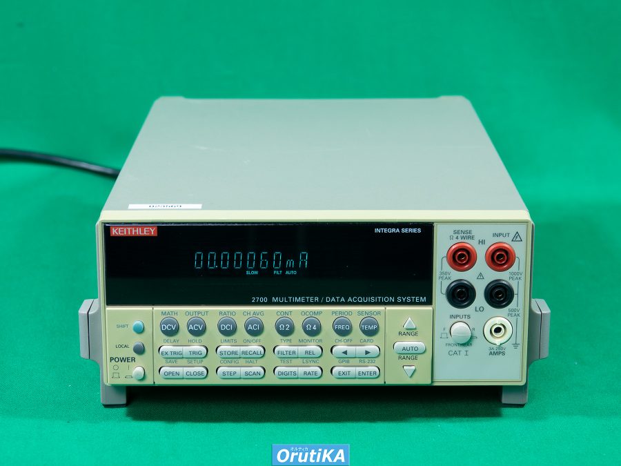 デジタルマルチメータ データアクイジション/マルチプレクサモジュール 2700/7708 ケースレイ　Keithley