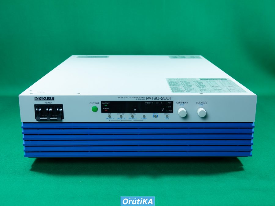 直流安定化電源 PAT20-200T 菊水電子工業　Kikusui