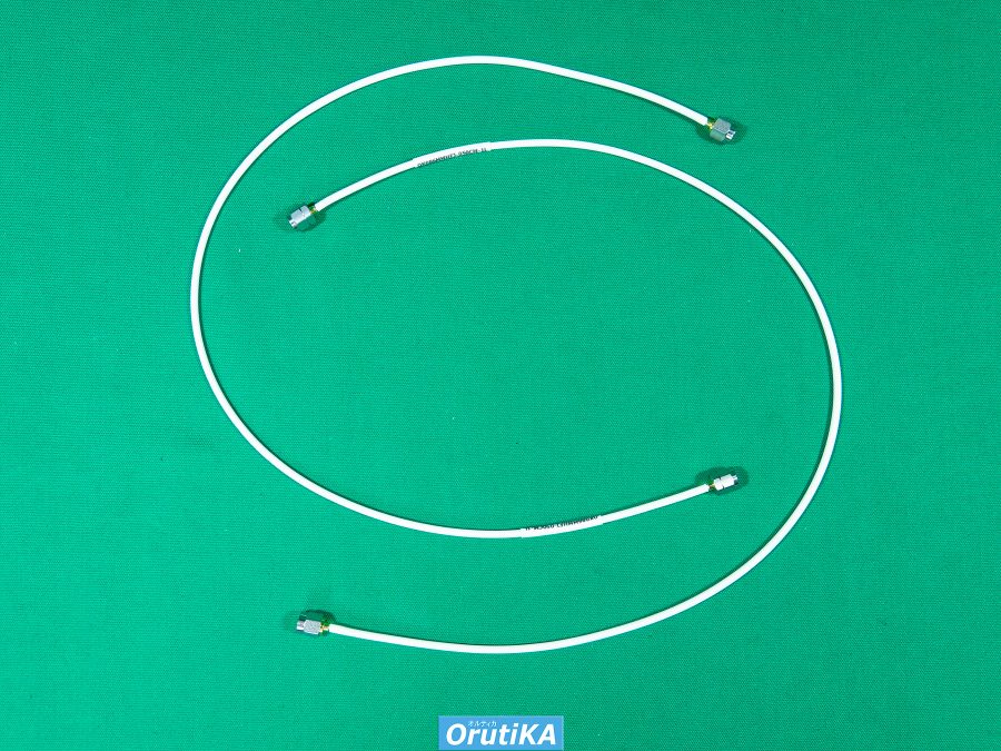 2.4mm-Kソフトセミリジッドケーブル 2本 QK086MMHFJ-050-1L 2本 RF COAX INC