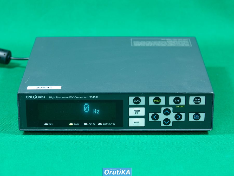 FVコンバーター FV-1500 小野測器