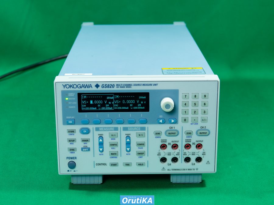 マルチチャンネルソース メジャーユニット GS820 (7656-01) 横河電機/横河計測 Yokogawa