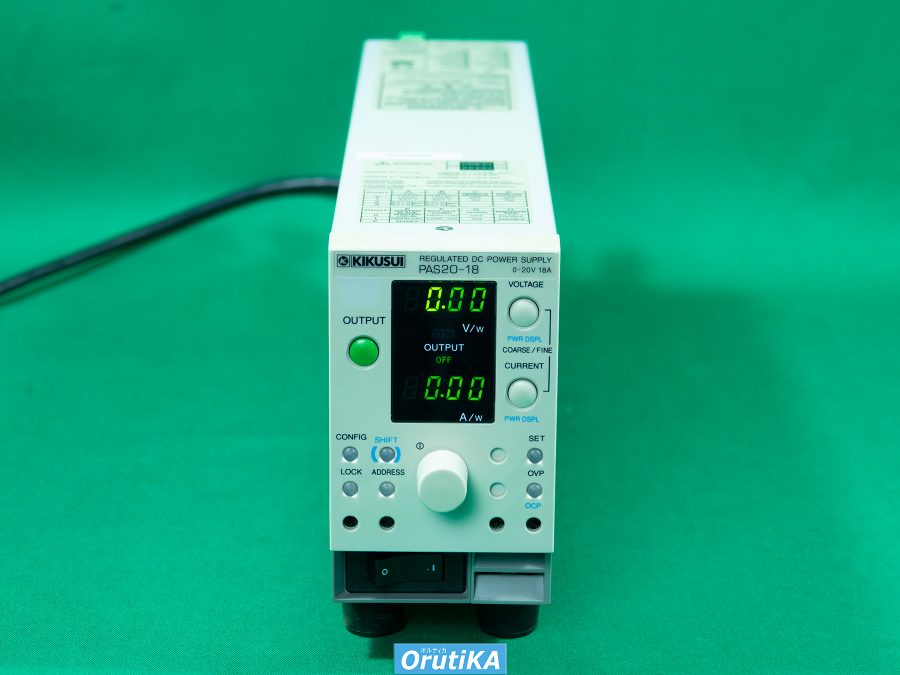 直流安定化電源 PAS20-18 菊水電子工業　Kikusui