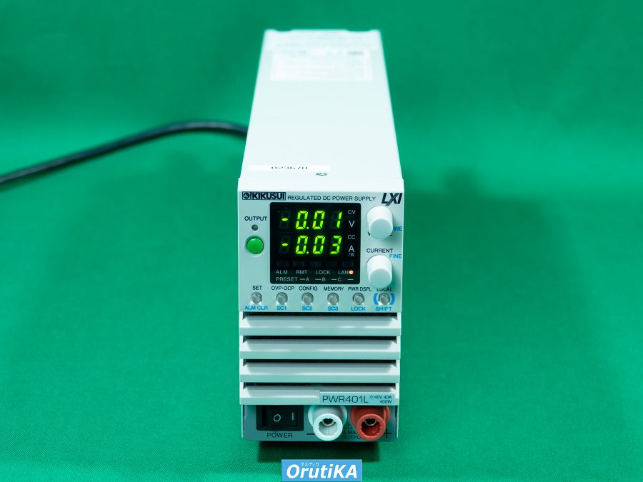 コンパクトワイドレンジ 直流安定化電源 PWR401L 菊水電子工業　Kikusui