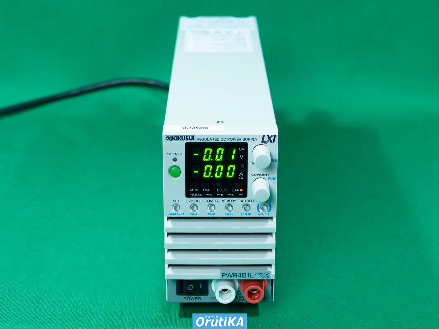 コンパクトワイドレンジ直流安定化電源 NEW PWR401L 菊水電子工業　Kikusui