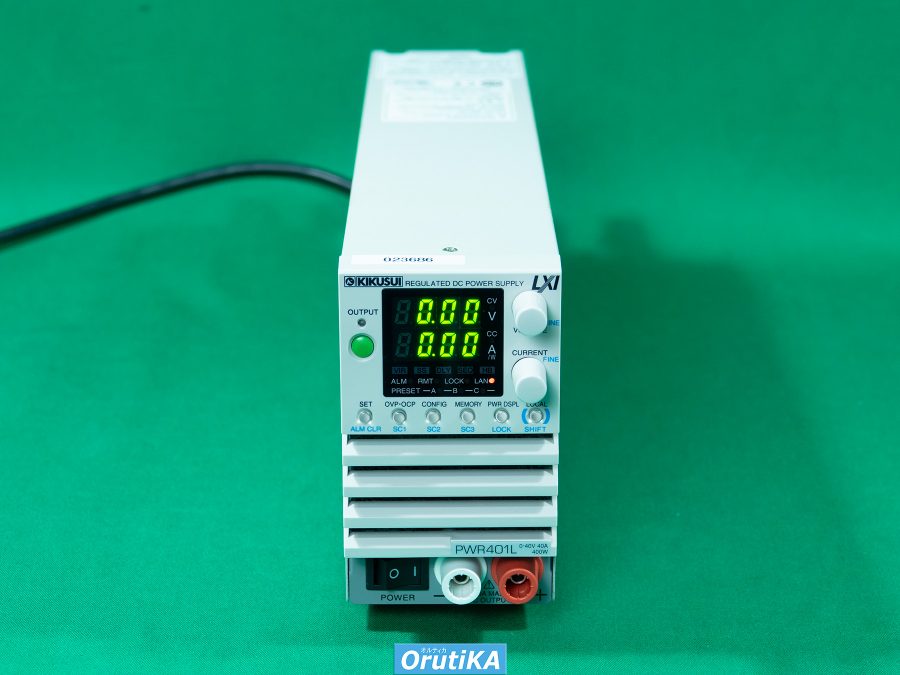 コンパクトワイドレンジ直流安定化電源 NEW PWR401L 菊水電子工業　Kikusui