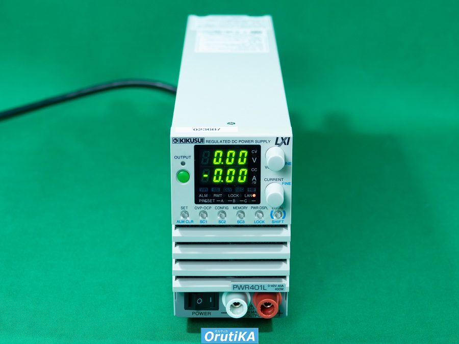 コンパクトワイドレンジ直流安定化電源 NEW PWR401L 菊水電子工業　Kikusui
