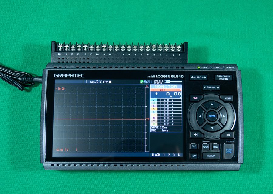 midi Logger NEW GL840-M グラフテック　GRAPHTEC