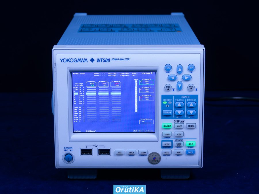 パワーアナライザ NEW 760203-M/C7,EX3,G5,DT,FQ(WT500) 横河電機/横河計測 Yokogawa