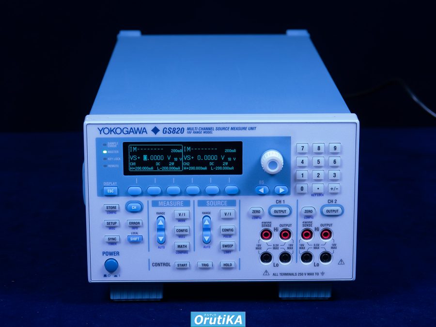 マルチチャネルソースメジャーユニット NEW 765602-D (GS820) 横河電機/横河計測 Yokogawa