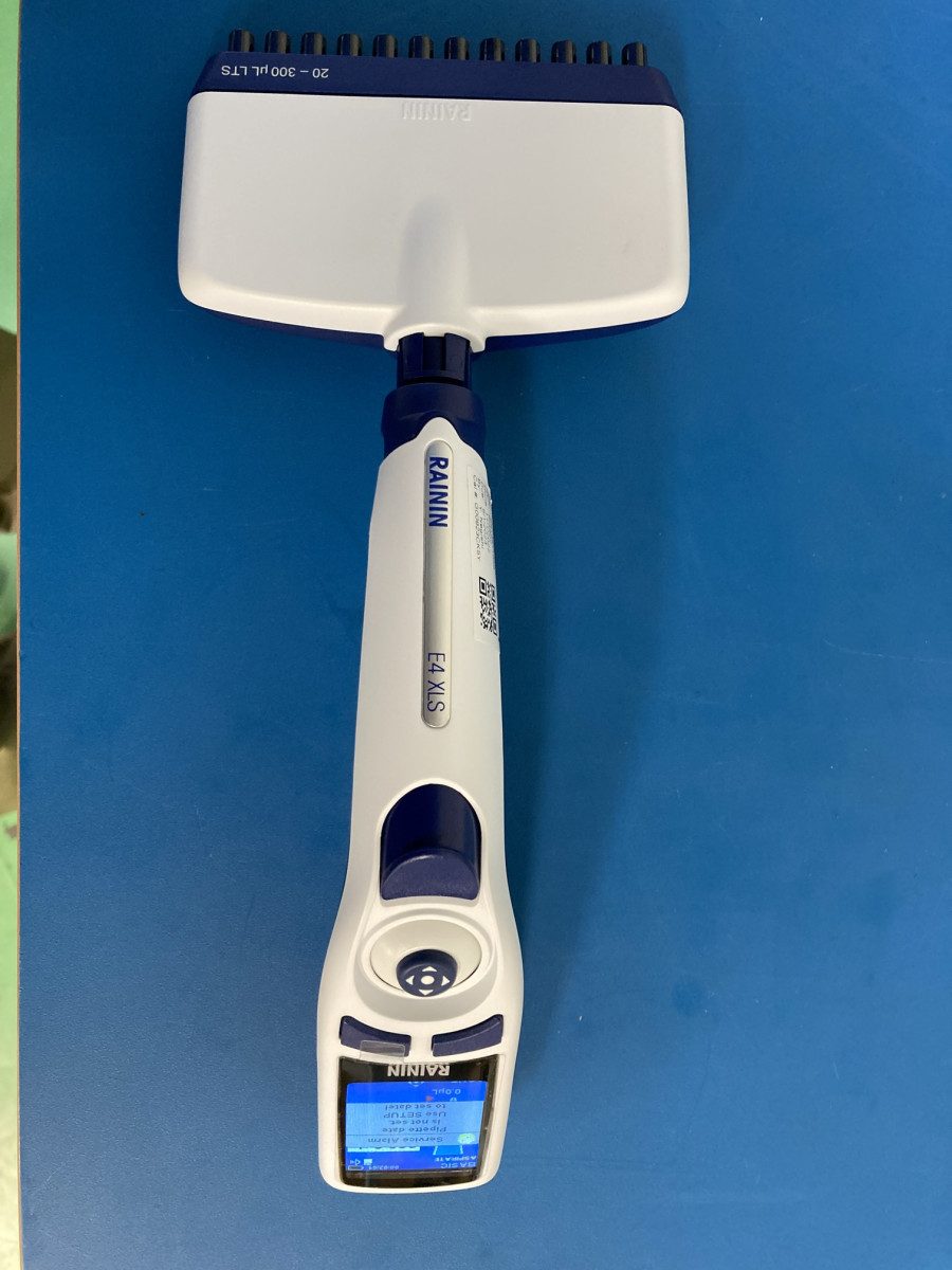 電動マルチチャンネルピペット E4 XLS 20-300μL LTS 12チャンネル Mettler Toledo RAININ