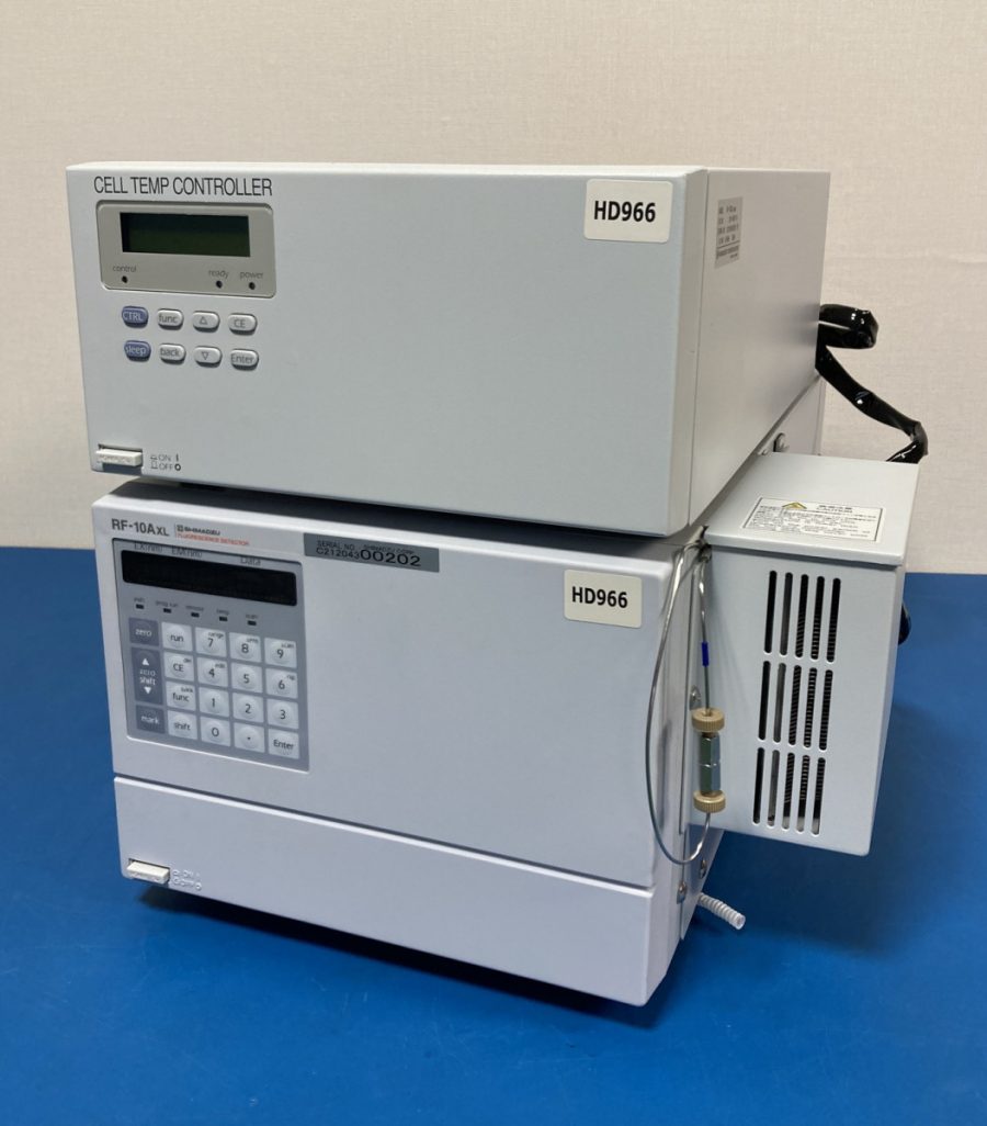 液体クロマトグラフ HPLC 蛍光検出器 + RF-10AXL super + Cell temp controller 島津製作所　Shimadzu