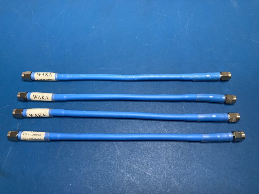 ☆4本セット☆ 2.92mm(K) ソフトリジッドケーブル オス-オス 200mm/DC〜40GHz R2BKMKM#0200 WAKA