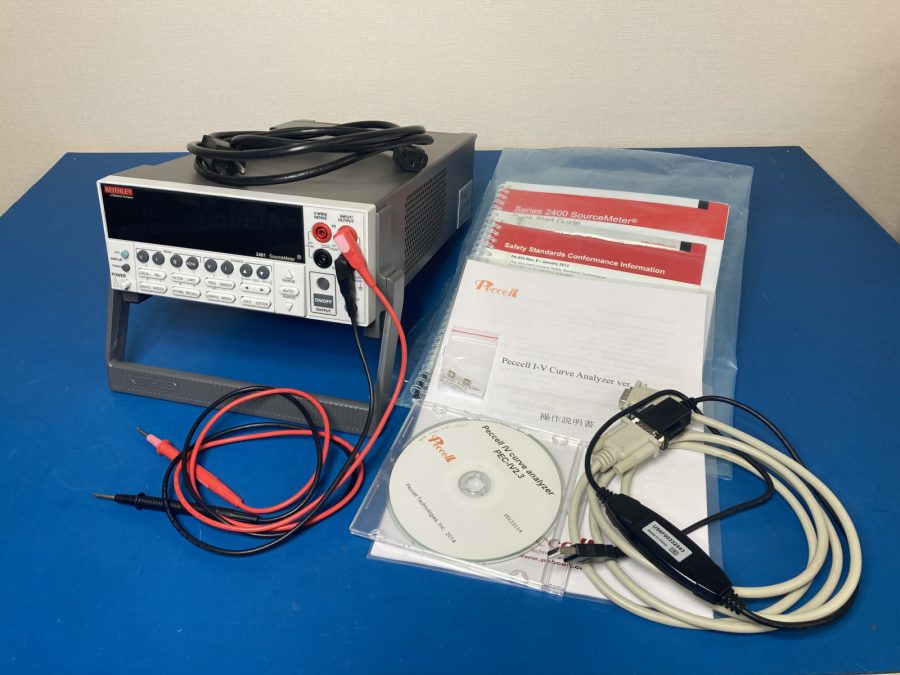 ソースメータ Peccellソフト付き・太陽電池I-V測定・セル評価に！ 2401 KEITHLEY ケースレー
