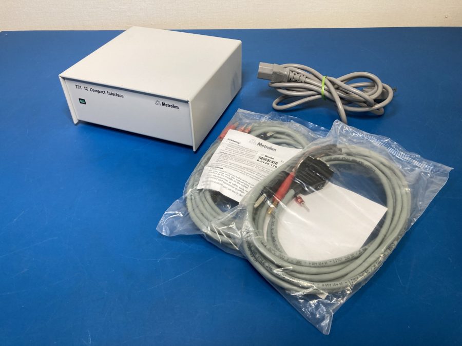 771 IC Compact Interface アナログケーブル2本付属！ 2.771.0010 メトローム　Metrohm