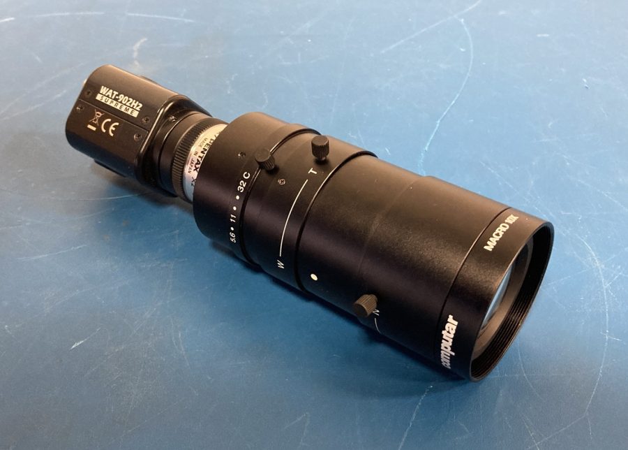 ズームレンズ・カメラセット MLH-10X + X2 EXTENDER + WAT-902H2 SUPREM コンピュータ computar