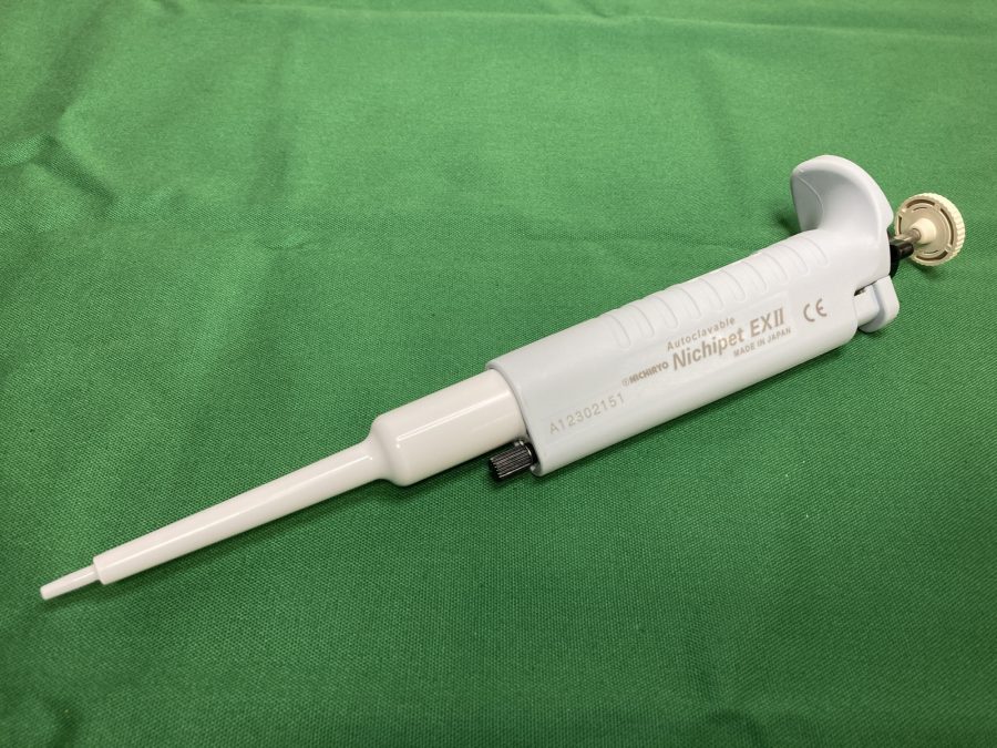 オートクレーバブルマイクロピペット 1チャンネル Ⅱ Nichipet EX Ⅱ 0.1-2uL ニチリョー