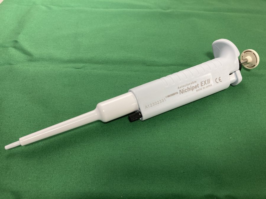 オートクレーバブルマイクロピペット 1チャンネル Ⅱ Nichipet EX Ⅱ 0.1-2uL ニチリョー