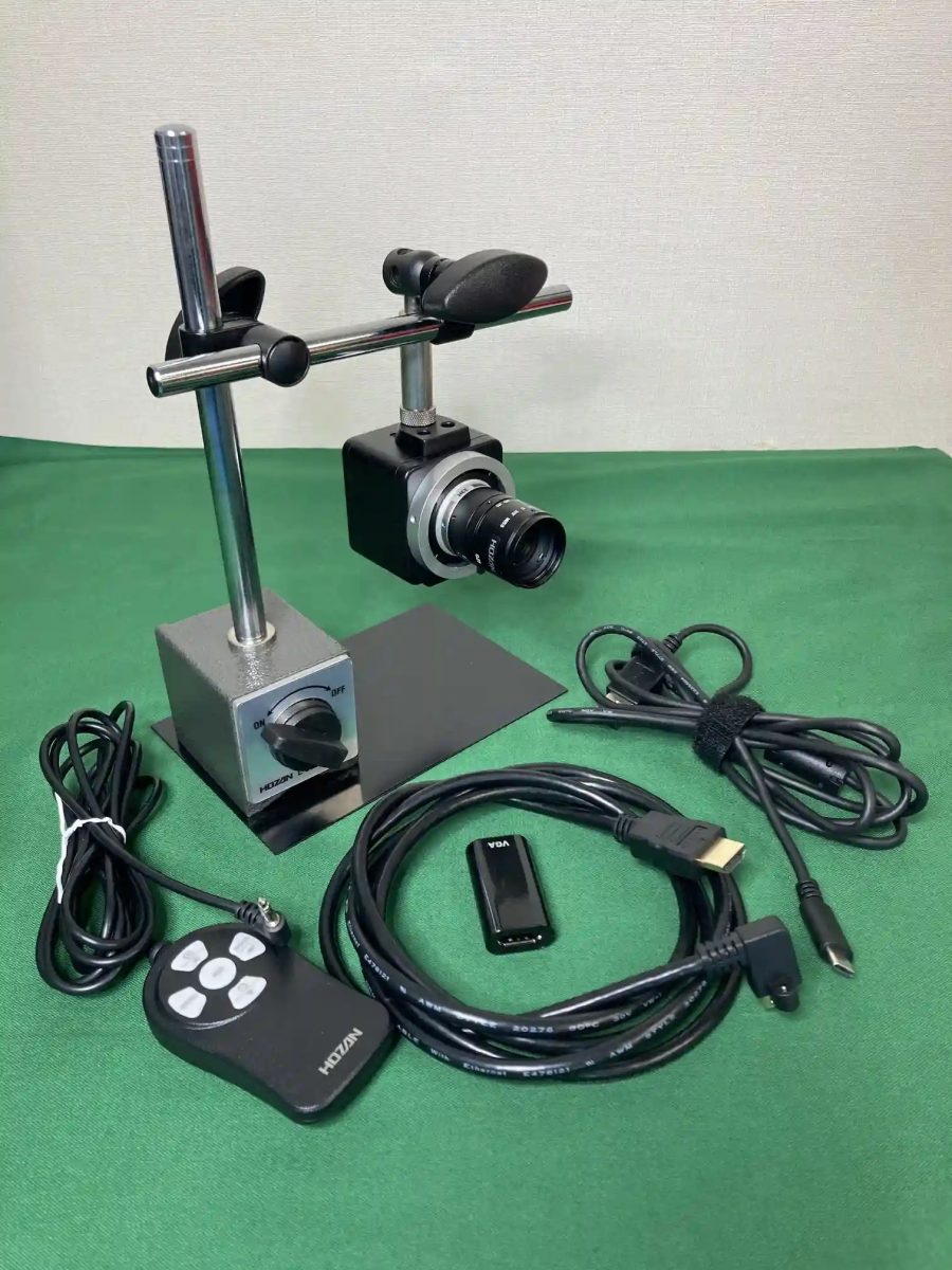 フルHDカメラ + レンズ+ マグネットベース モニタ表示OK! ★動作確認事項保証14日間★ L-851, L-600-35, L-505 ホーザン　HOZAN