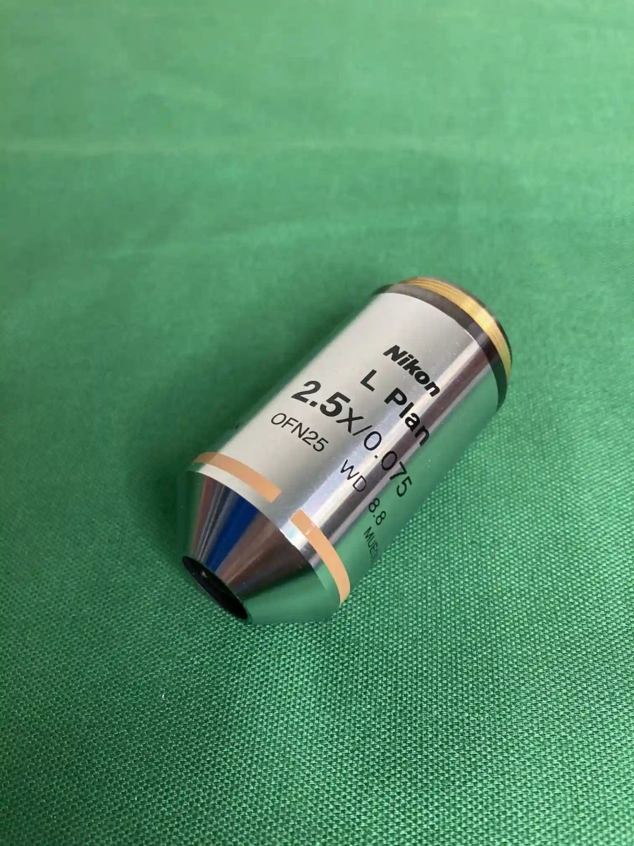 対物レンズ（蛍光・高性能） L Plan 2.5×/0.075 OFN25 WD8.8 ニコン　Nikon