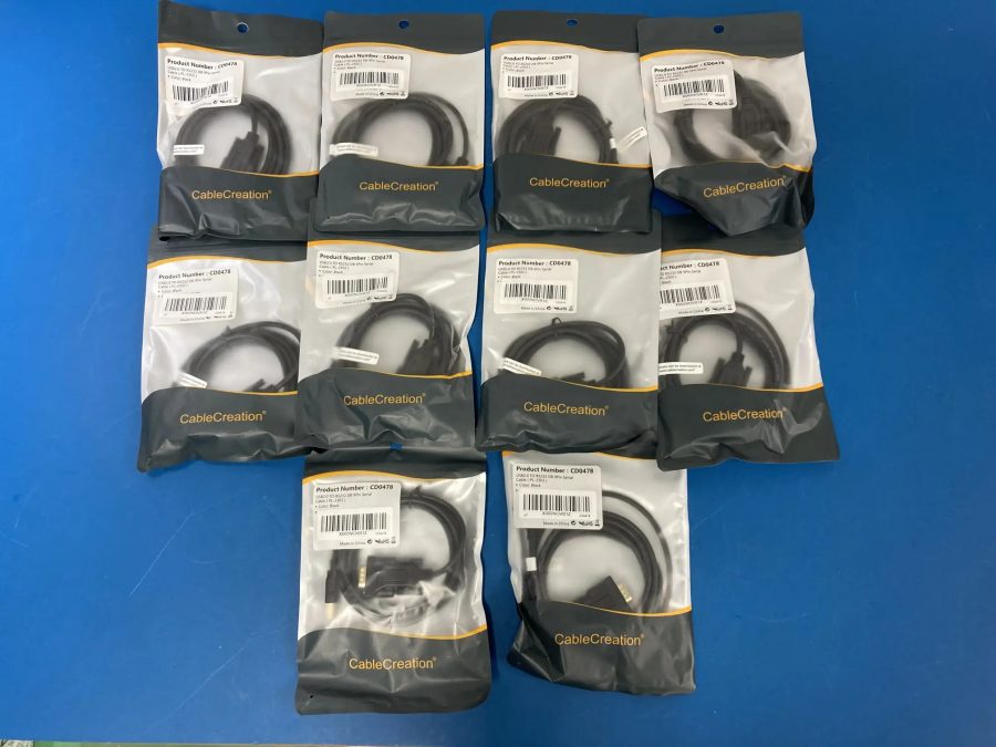 USB(M) to RS232(F) DB 9Pin Serial Cable 2m（PL2303内蔵）10本 CD0478 ケーブルクリエーション CableCreation