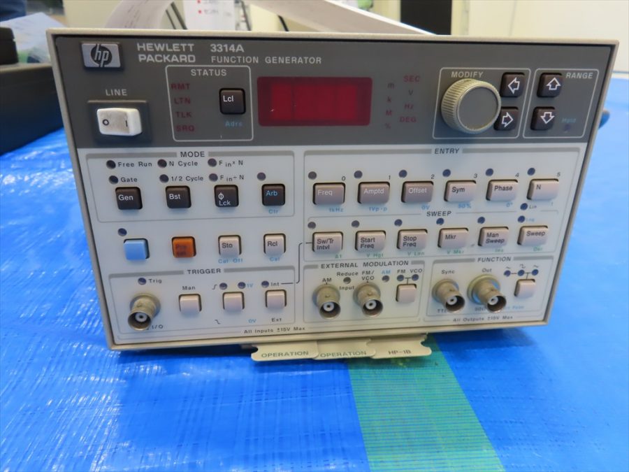 ファンクションジェネレータ 3314A ヒューレットパッカード　Hp　H
