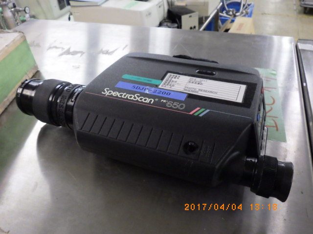 分光放射輝度計 Spectra Scan PR650 フォトリサーチ