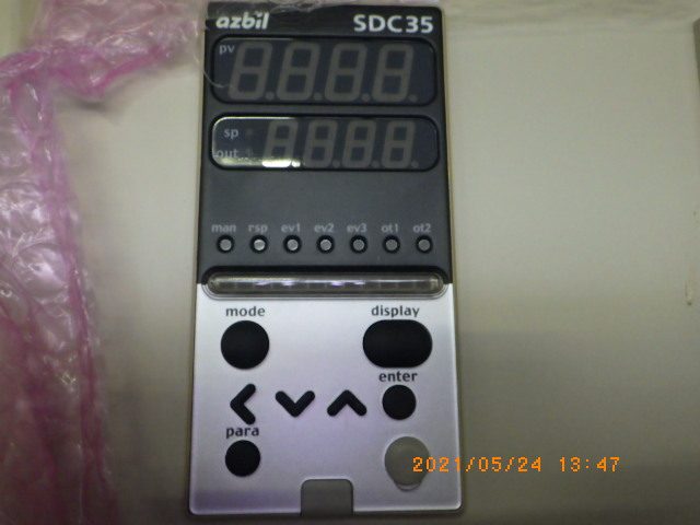 デジタル指示調節計 SDC35 アズビル