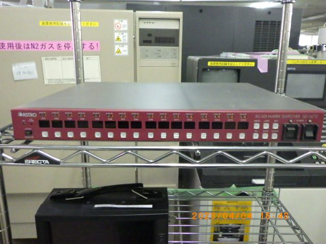 ３Ｇ－ＳＤＩマトリクススイッチャ SD-1672 アストロ