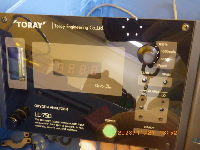 酸素濃度計 LC-750 東レエンジニアリング TORAY ENGINEERING