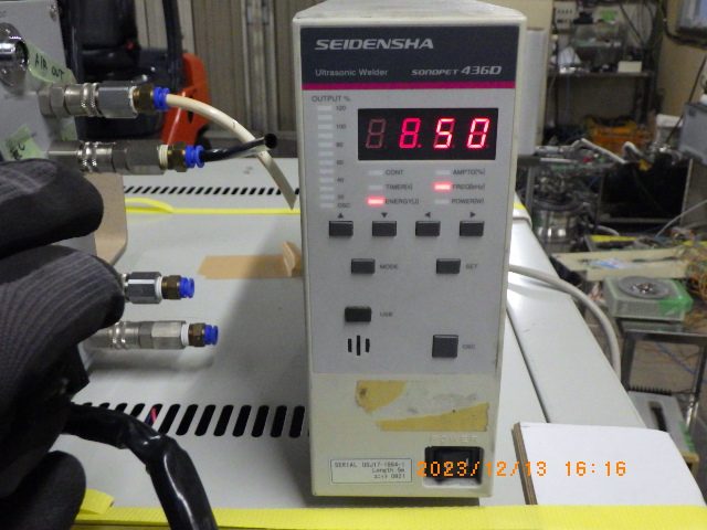 超音波ウェルダーコントローラー SONOPET436D 精電舎電子工業 SEIDENSHA