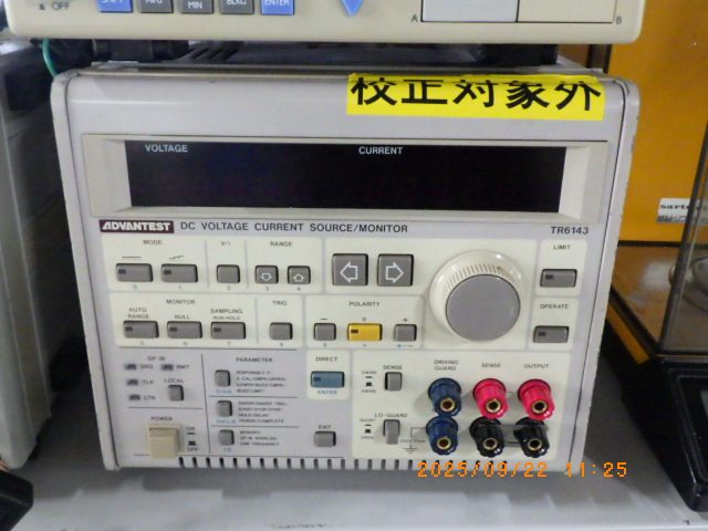 DC電圧電流発生器 TR6143 アドバンテスト/ADC Advantest