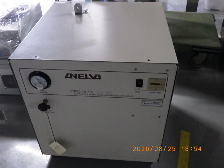 クライオコンプレッサー CRC-870(CSW51) アネルバ　ANELVA